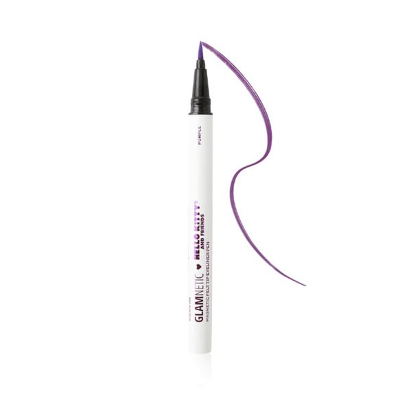 GLAMnetic Hello Kitty and Friends Magnetic Felt tip eyeliner pen Purple Kuromi - Picture 1 of 6